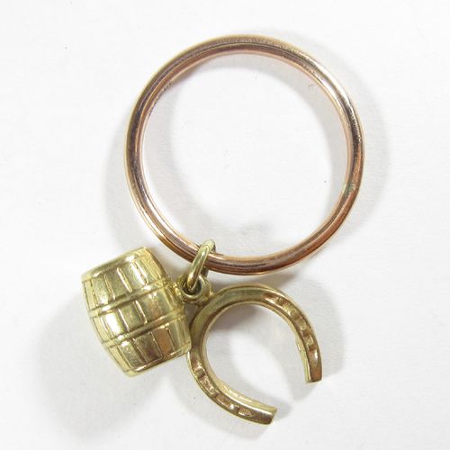 Barrel of Laughs Charm Ring