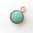 Turquoise Solitaire Charm