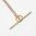 Rose Gold Naked Heavy Trace with Antique T Bar Fastening 32 inches