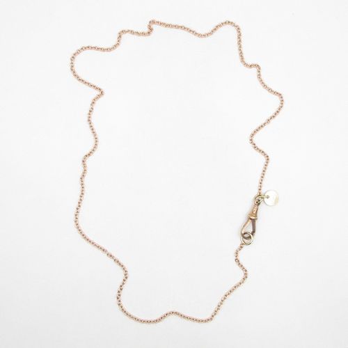 Rose Gold Naked Heavy Trace with Antique Dog Clip Fastening​