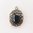 Antique Rose Cut Diamond Sapphire Cluster Charm