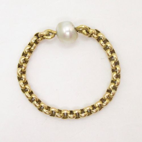 Pearl Chain Ring - Size S