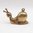 British Vintage Gold Snail Charm​