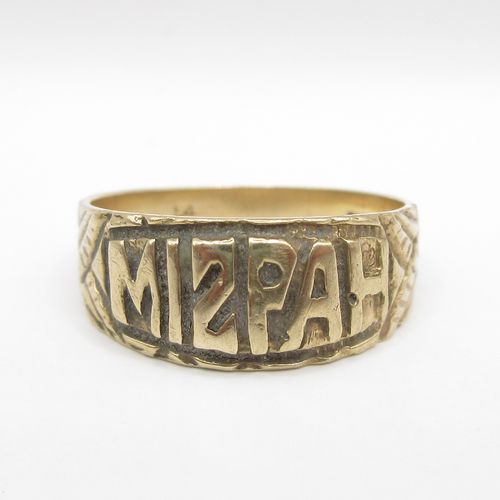 Antique Mizpah Gold Ring