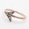 Rose Cut Diamond Arrow Ring Set