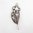 Old Cut Diamond Pearl Flower Charm