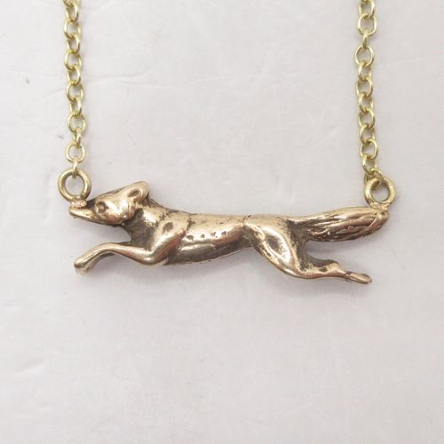 Running Fox Necklace
