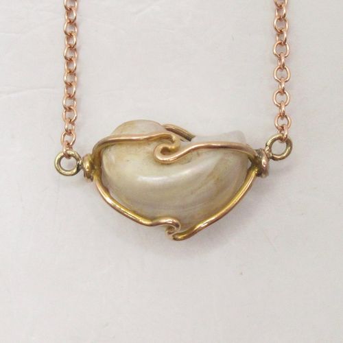 Baroque Caged Pearl Necklace
