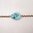 Faceted Round Belcher Turquoise Bespoke Bracelet