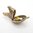 Chicken with Enamel Baby Chick Opening British Vintage Gold Charm