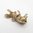 Articulated Mouse British Vintage Gold Charm