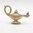 Lucky Genie Lamp British Vintage Gold Charm