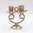 British Vintage Candelabra Gold Charm
