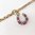 Diamond and Ruby Short Investment Necklace with Romance / Luck / Nature Symbols.
