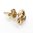 Almandine Garnet Love Knot Single Stud Earring