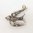 Antique Diamond Swallow Charm Flying West