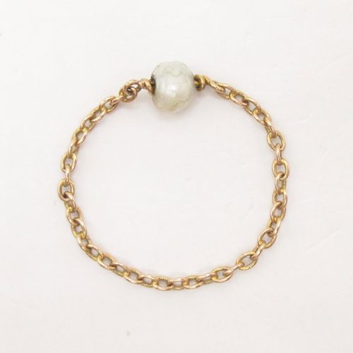 Antique Pearl Chain Ring