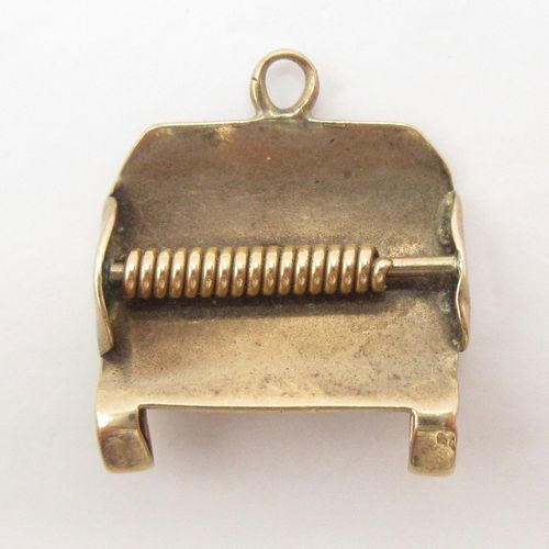 British Vintage Gold Electric Heater Charm​