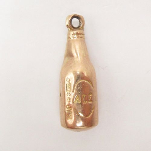 British Vintage Gold Ale Bottle Charm​