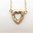 Pearl and Paste Heart Victorian Brooch Conversion Necklace