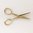 British Vintage Gold Scissors Charm