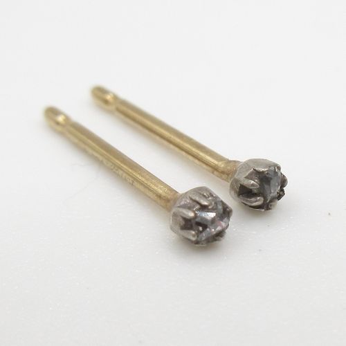 Old Cut Diamond Micro Earrings