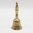 British Vintage Gold Long Handled Bell Charm