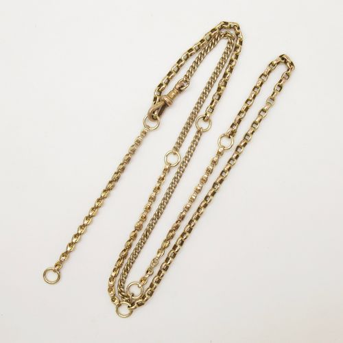 Mixed Link Curb Naked Short Investment Necklace