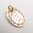 'All that glitters is not gold' Engraved Disc Charm