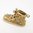Vintage British Gold Gem Set Tennis Shoe Boot Charm