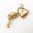 British Vintage Gold Stork with Baby Charm