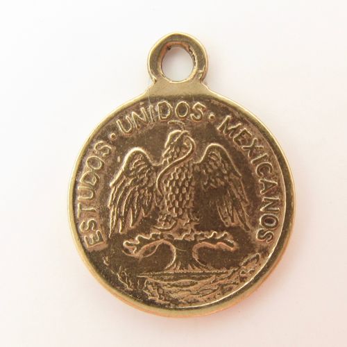 Vintage Mexican Coin Charm