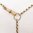 Hard Edged Elongated Belcher Naked Long Signature Charm Necklace