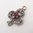 Antique Rose Cut Diamond and Ruby Lucky Shamrock Charm