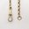 Naked Mixed Link Short Investment Necklace with Curb Chain