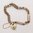 Mixed Star Link Bracelet with Heart Padlock Closure