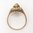 Victorian Rose Cut Diamond Cat's Eye Ring