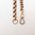 Chunky Mixed Link Naked Short Investment Necklace with Round Belcher Drop
