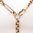 Chunky Mixed Link Naked Short Investment Necklace with Trombone Link Drop