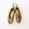 British Vintage Gold Pair Ballet Slippers Charm
