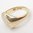 The Important Thing Oval Engraved Gold Signet Ring