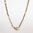 Mixed Link Double Clasp Investment Necklace with Fancy Snake Link