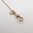 18inch Rose Gold Naked Heavy Trace with Antique Dog Clip Clasp Fastening