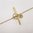 24inch Yellow Gold Naked Heavy Trace with Antique T Bar Fastening