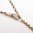 Naked Mixed Link Short Investment Necklace with Hard Edged Belcher