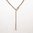 Naked Mixed Link Short Investment Necklace with Ridged Belcher Link