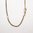 Naked Mixed Link Short Investment Necklace with Ridged Belcher Link