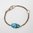 Turquoise Bespoke Bracelet with Hard Edge Belcher