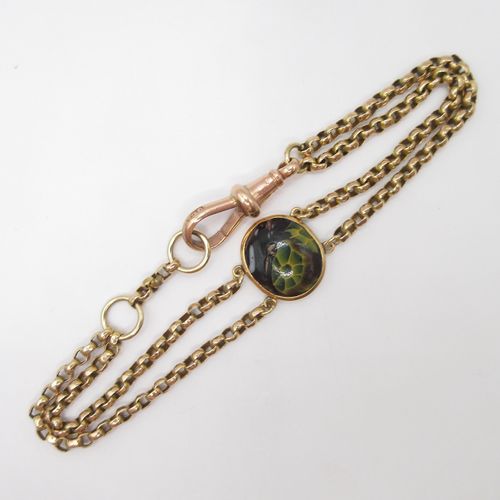 Green Black Ancient Glass Grand Tour Bespoke Bracelet
