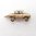 Retro Car British Vintage Gold Charm